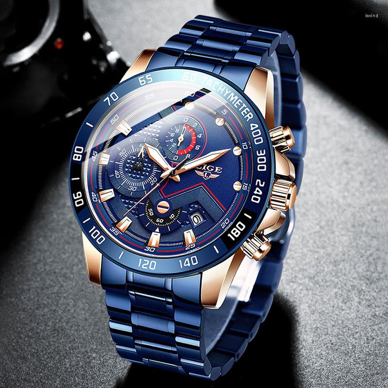 Wristwatches Relogio Masculino 2022 Mens Watches LIGE Top Chronograph Quartz Clock Blue Watch Men Waterproof Wrist HARDLEX, Silver white
Wristwatches Relogio Masculino 2022 Mens Watches LIGE Top Chronograph Quartz Clock Blue Watch Men Waterproof Wrist HARDLEX, Silver white
