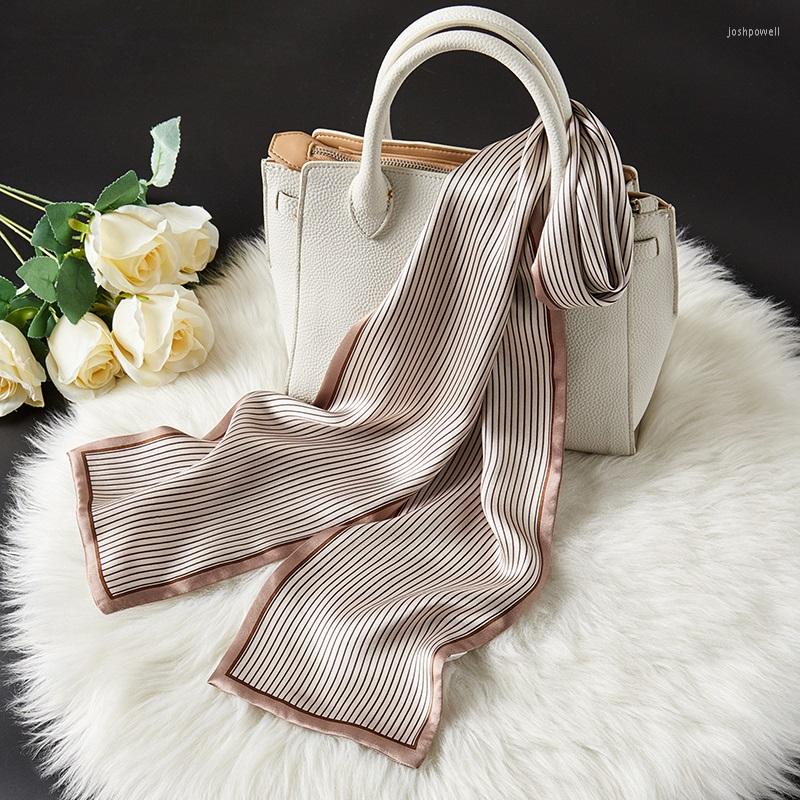 Scarves Stripe Print Silk Neckerchief Necktie Women Ladies Fashion Wraps Ribbon Headband Hairband 150 15cm
Scarves Stripe Print Silk Neckerchief Necktie Women Ladies Fashion Wraps Ribbon Headband Hairband 150 15cm