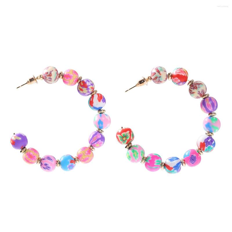 Hoop Earrings Dvacaman Arrival Handmade Colorful Wooden Beads Bohemian Summer C-Shaped Jewelry Fashion Accessories For Women
Hoop Earrings Dvacaman Arrival Handmade Colorful Wooden Beads Bohemian Summer C-Shaped Jewelry Fashion Accessories For Women