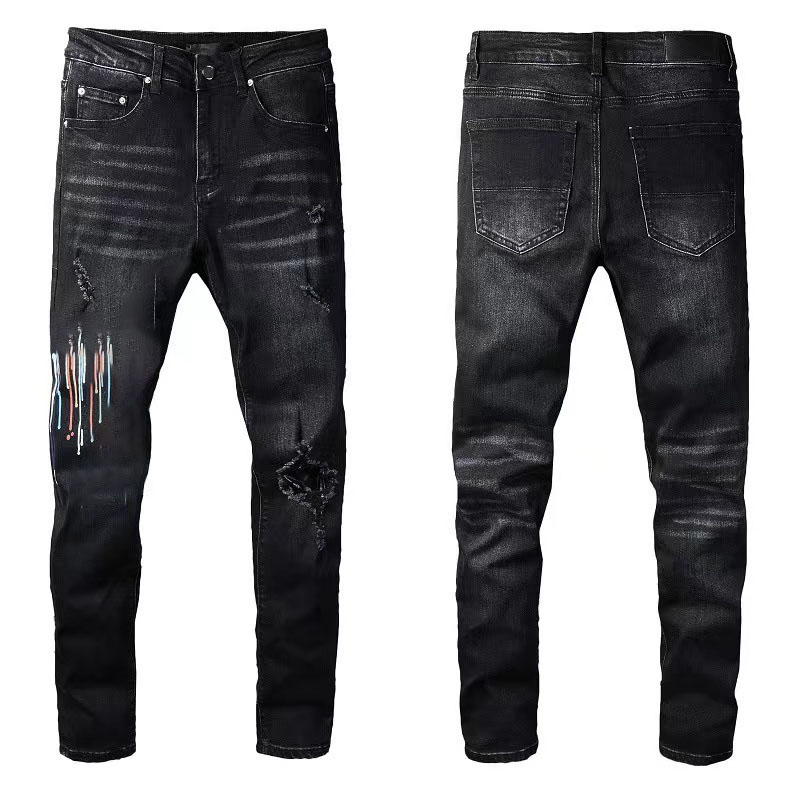 ripped jeans European Designer jean stack men embroidery quilting ripped for trend brand vintage pant mens fold slim skinny fashion Jeans sstraight pants BN07
ripped jeans European Designer jean stack men embroidery quilting ripped for trend brand vintage pant mens fold slim skinny fashion Jeans sstraight pants BN07