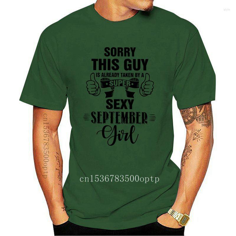 Men's T Shirts Sorry This Guy Is Already Taken By A Super Sexy September Girl Shirt Man's Plus Size Clothes Funny Tee Birth Present, Black 
Men's T Shirts Sorry This Guy Is Already Taken By A Super Sexy September Girl Shirt Man's Plus Size Clothes Funny Tee Birth Present, Black
