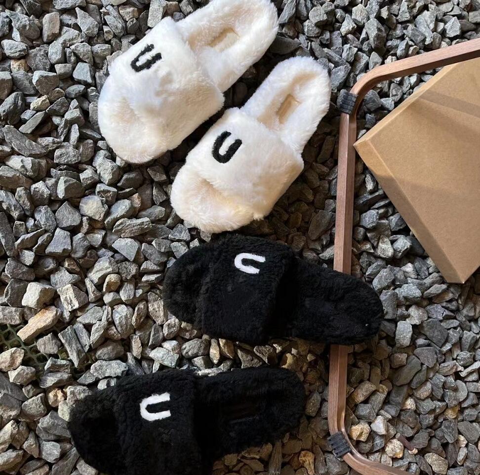 Winter Lamb Wool Outdoor Slippers Designer Shoe Warmth Plush Leisure Shoes Fashion Women's Furry Fluffy Flat Bottom Slipper Leisure Scuffs, Black
Winter Lamb Wool Outdoor Slippers Designer Shoe Warmth Plush Leisure Shoes Fashion Women's Furry Fluffy Flat Bottom Slipper Leisure Scuffs, Black