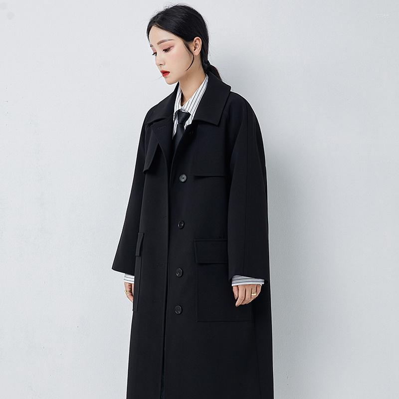 Women' Trench Coats Black Windbreaker Women 2022 This Year' Autumn And Winter Korean Loose Thin Coat Medium Long
Women' Trench Coats Black Windbreaker Women 2022 This Year' Autumn And Winter Korean Loose Thin Coat Medium Long