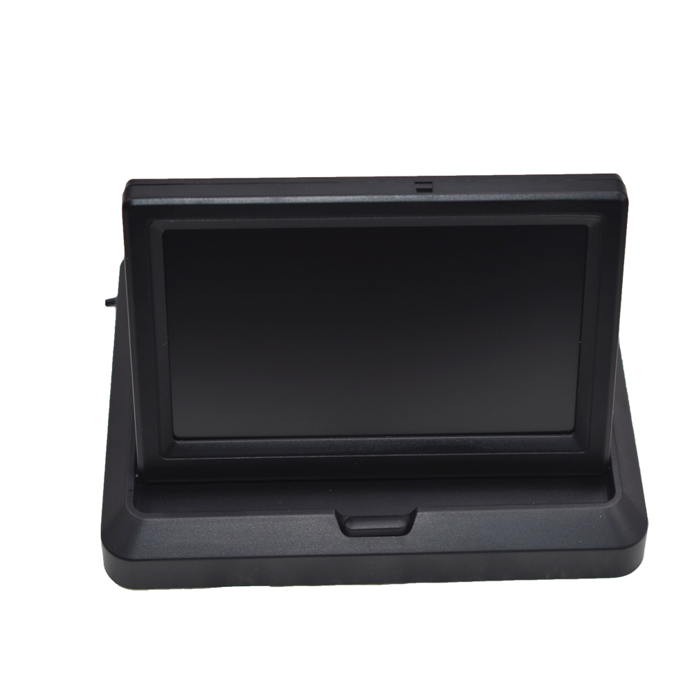 5 Inch Car Monitor 800 480 TFT LCD Foldable Reverse Car Parking Camera with 12 LED Night Vision