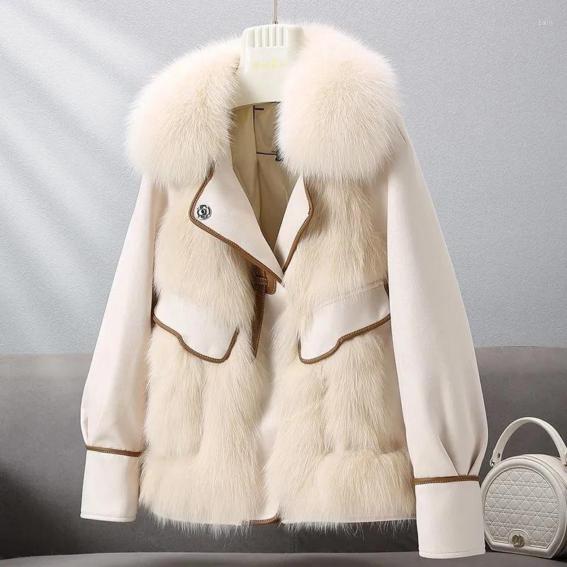 Women's Fur Imitation Coats Female 2022 Autumn Winter Short Whole Skin Young Fashion Loose Warm Temperament Coat Women LT143, Beige
Women's Fur Imitation Coats Female 2022 Autumn Winter Short Whole Skin Young Fashion Loose Warm Temperament Coat Women LT143, Beige