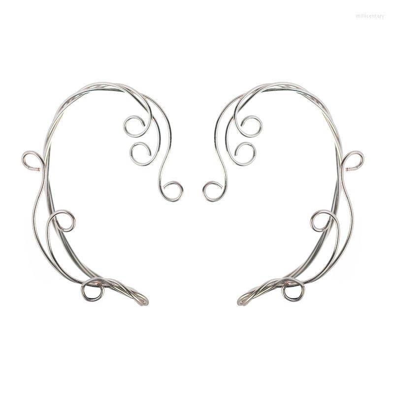 Backs Earrings Simple Winding Vine Elf Ear Cuffs Wing Sleeve Wrap Without Piercing For Bride Earcuff Wedding Jewelry
Backs Earrings Simple Winding Vine Elf Ear Cuffs Wing Sleeve Wrap Without Piercing For Bride Earcuff Wedding Jewelry