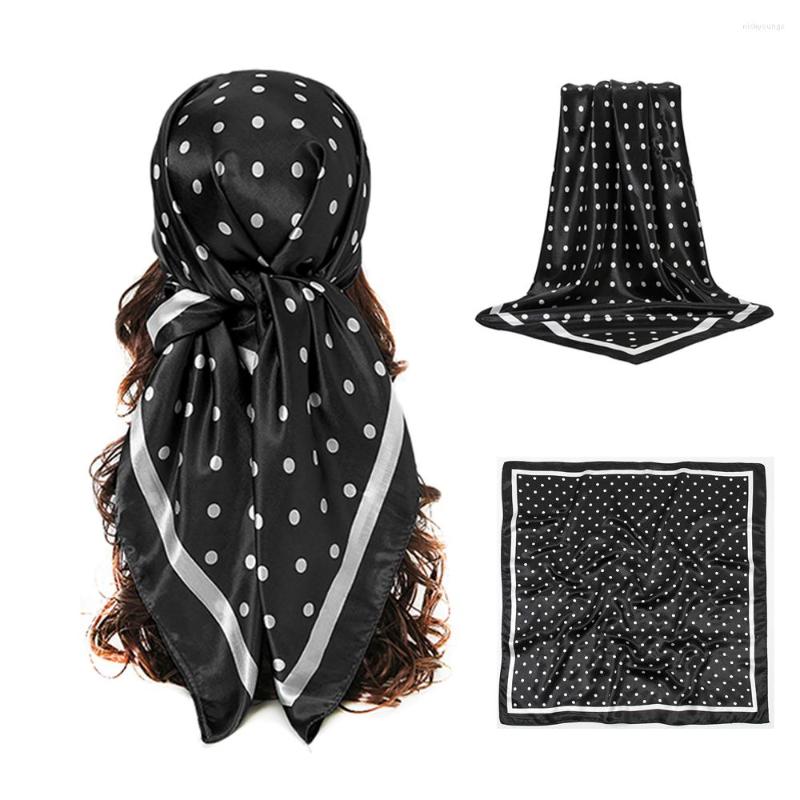 Scarves 90CM Fashion Fresh Polka Dot Square Scarf Women Satin Printed Neck Silk Multifunctional Shawl Headbands Hair Band Gift
Scarves 90CM Fashion Fresh Polka Dot Square Scarf Women Satin Printed Neck Silk Multifunctional Shawl Headbands Hair Band Gift