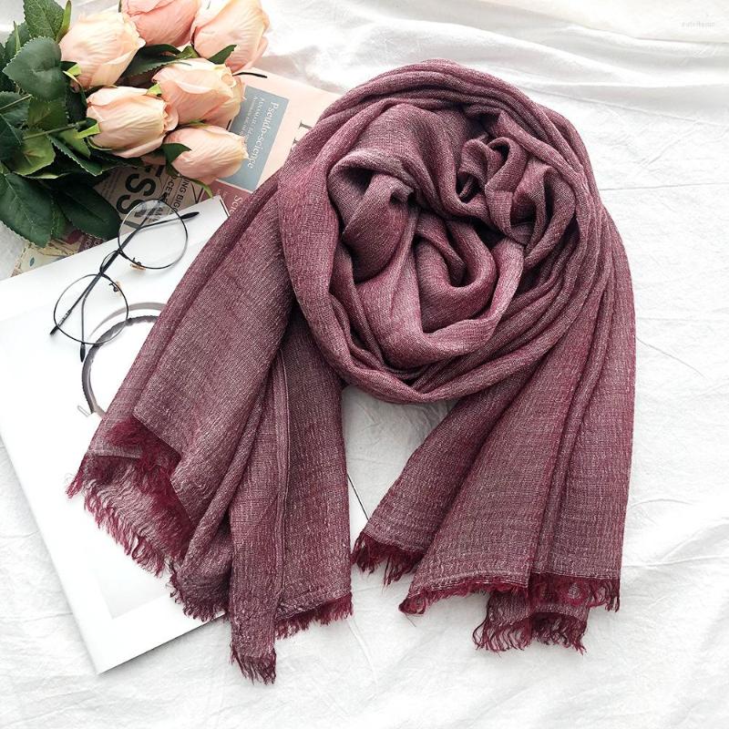 Scarves Linen Cotton Scarf Women Plain Tassel Shawl Soft Muslim Hijab Headscarf Arab Turban Tippet Foulard Femme
Scarves Linen Cotton Scarf Women Plain Tassel Shawl Soft Muslim Hijab Headscarf Arab Turban Tippet Foulard Femme