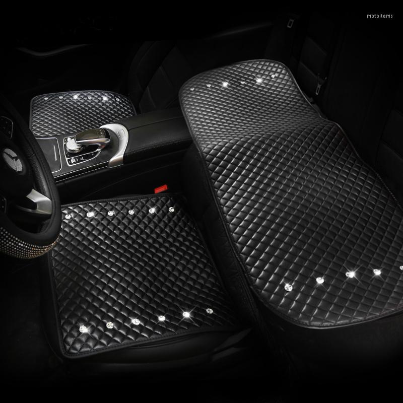 Car Seat Covers Universal Leather With Rhinestone Crystal Diamond Cushion Style Interior Accessories Front Rear Seats Cover
Car Seat Covers Universal Leather With Rhinestone Crystal Diamond Cushion Style Interior Accessories Front Rear Seats Cover