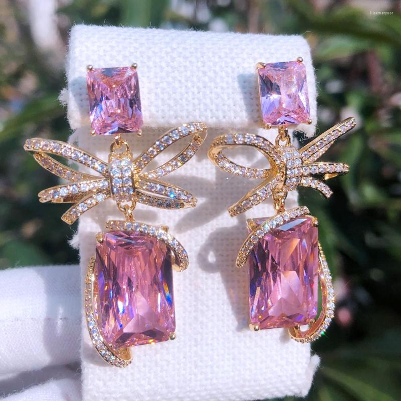 Dangle Earrings Soramoore Luxury DIY Fashion Bowknot Square Drop For Women Wedding Party Show Brincos Female Girl Jewelry Gift
Dangle Earrings Soramoore Luxury DIY Fashion Bowknot Square Drop For Women Wedding Party Show Brincos Female Girl Jewelry Gift