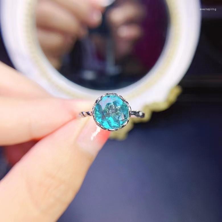Cluster Rings Fine Jewelry 925 Sterling Silver Natural Colorful Topaz Women's Ring Party Gift Girl Marry Got Engaged Valentine's Day
Cluster Rings Fine Jewelry 925 Sterling Silver Natural Colorful Topaz Women's Ring Party Gift Girl Marry Got Engaged Valentine's Day