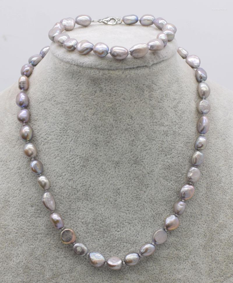 Chains One Set Frershwater Pearl White Pink Black/blue/gray /purple Barouqe 8-10mm Necklace Bracelet 17 8inch Nature FPPJ
Chains One Set Frershwater Pearl White Pink Black/blue/gray /purple Barouqe 8-10mm Necklace Bracelet 17 8inch Nature FPPJ