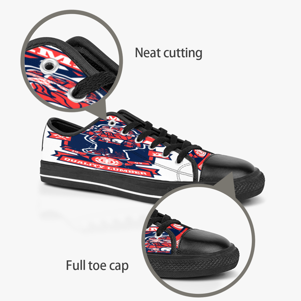Custom shoes Classic Canvas Low cut Skateboard casual triple black Accept customization UV printing low mens womens sports sneakers Breathable color 18
Custom shoes Classic Canvas Low cut Skateboard casual triple black Accept customization UV printing low mens womens sports sneakers Breathable color 18