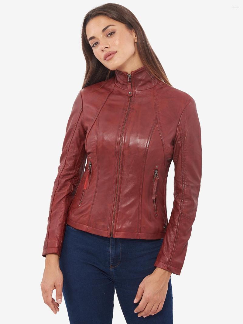 Women's Leather VAINAS European Brand Women Genuine Jacket For Real Sheep Motorcycle Jackets Biker Pandora, Black
Women's Leather VAINAS European Brand Women Genuine Jacket For Real Sheep Motorcycle Jackets Biker Pandora, Black