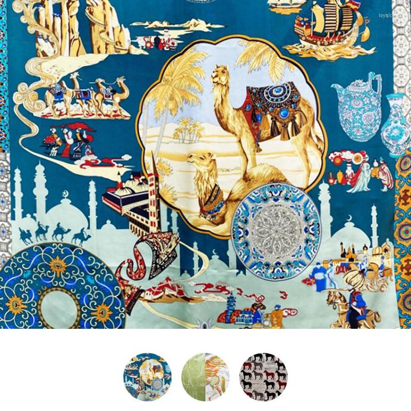 Scarves Pure Silk Square Scarf 110 Foulard Satin Hand Rolled Edges Scarfs Mulberry-Silk Shawl Horse Print Femme 110CM
Scarves Pure Silk Square Scarf 110 Foulard Satin Hand Rolled Edges Scarfs Mulberry-Silk Shawl Horse Print Femme 110CM