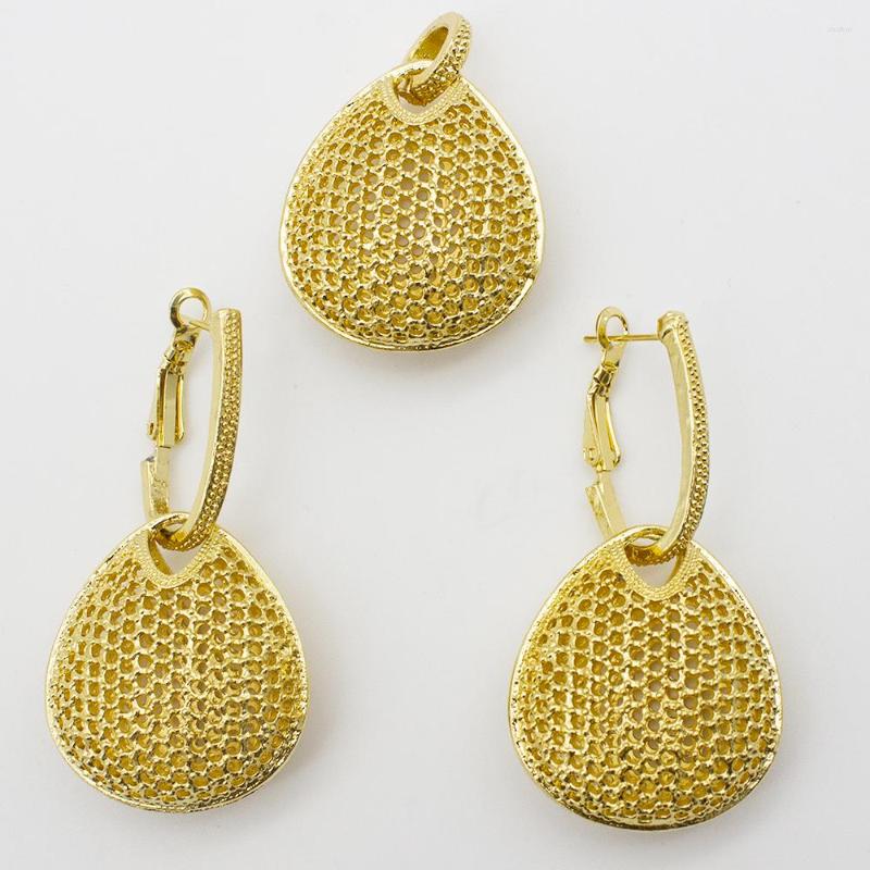 Necklace Earrings Set Pendants Elegant Luxury Quality Gold Plated Golden Jewelry 2022 Trend Wedding Party Daily Use, Picture shown
Necklace Earrings Set Pendants Elegant Luxury Quality Gold Plated Golden Jewelry 2022 Trend Wedding Party Daily Use, Picture shown