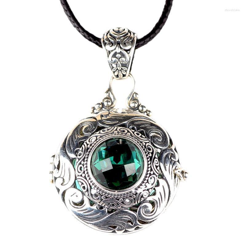 Pendant Necklaces Vintage Hand-Carved Pattern Hollow Box Can Hold Incense Lanugo Souvenir Necklace
Pendant Necklaces Vintage Hand-Carved Pattern Hollow Box Can Hold Incense Lanugo Souvenir Necklace