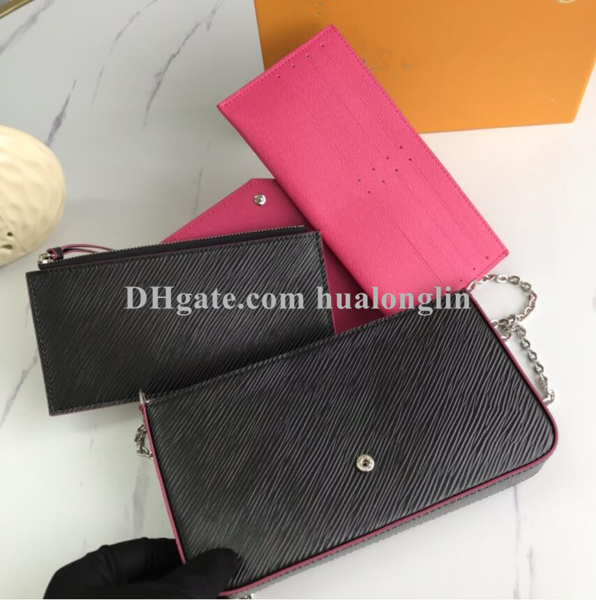 Quality Designer Woman bag handbag shoulder bags stripes patterns purse wallet three in one original box card holder, Red stripes
Quality Designer Woman bag handbag shoulder bags stripes patterns purse wallet three in one original box card holder, Red stripes
