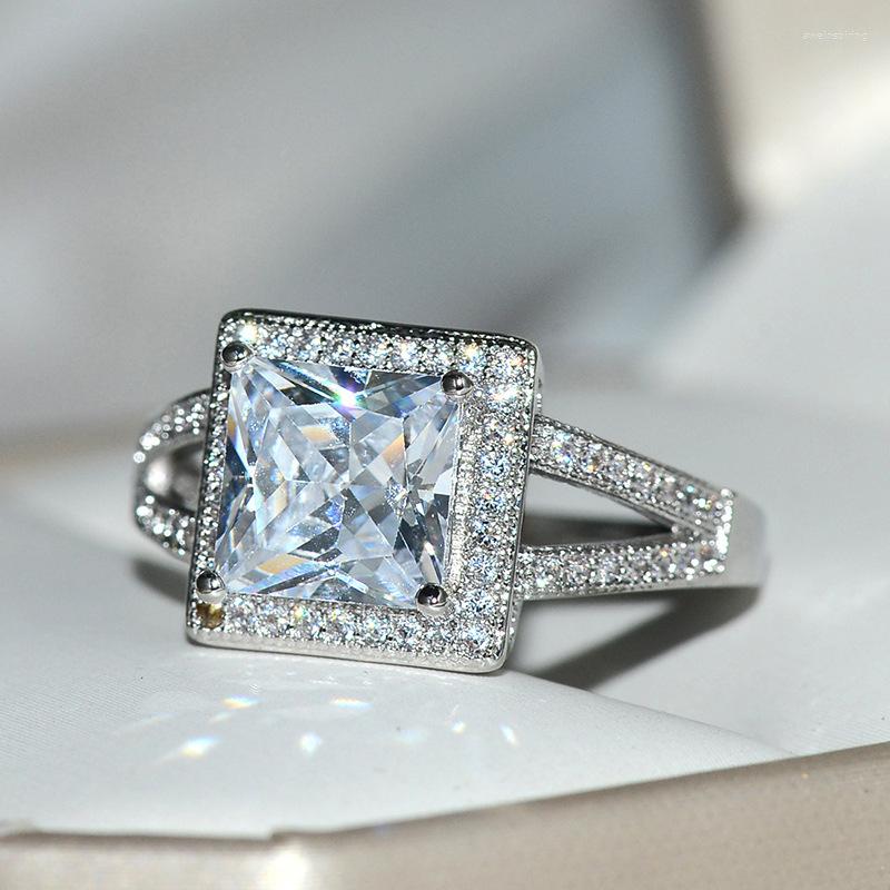 Wedding Rings ExquisiteCubic Ziconia Promise For Women Fashion Party Ring With S Stamp Anniversary Gifts
Wedding Rings ExquisiteCubic Ziconia Promise For Women Fashion Party Ring With S Stamp Anniversary Gifts
