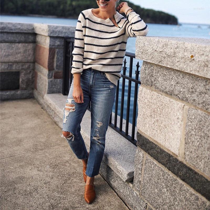Women' Sweaters 2022 Casual Striped Lady Sweater Women Black White Slim Jumper Long Sleeve Basic Zipper Knitwear For Female Pullovers
Women' Sweaters 2022 Casual Striped Lady Sweater Women Black White Slim Jumper Long Sleeve Basic Zipper Knitwear For Female Pullovers