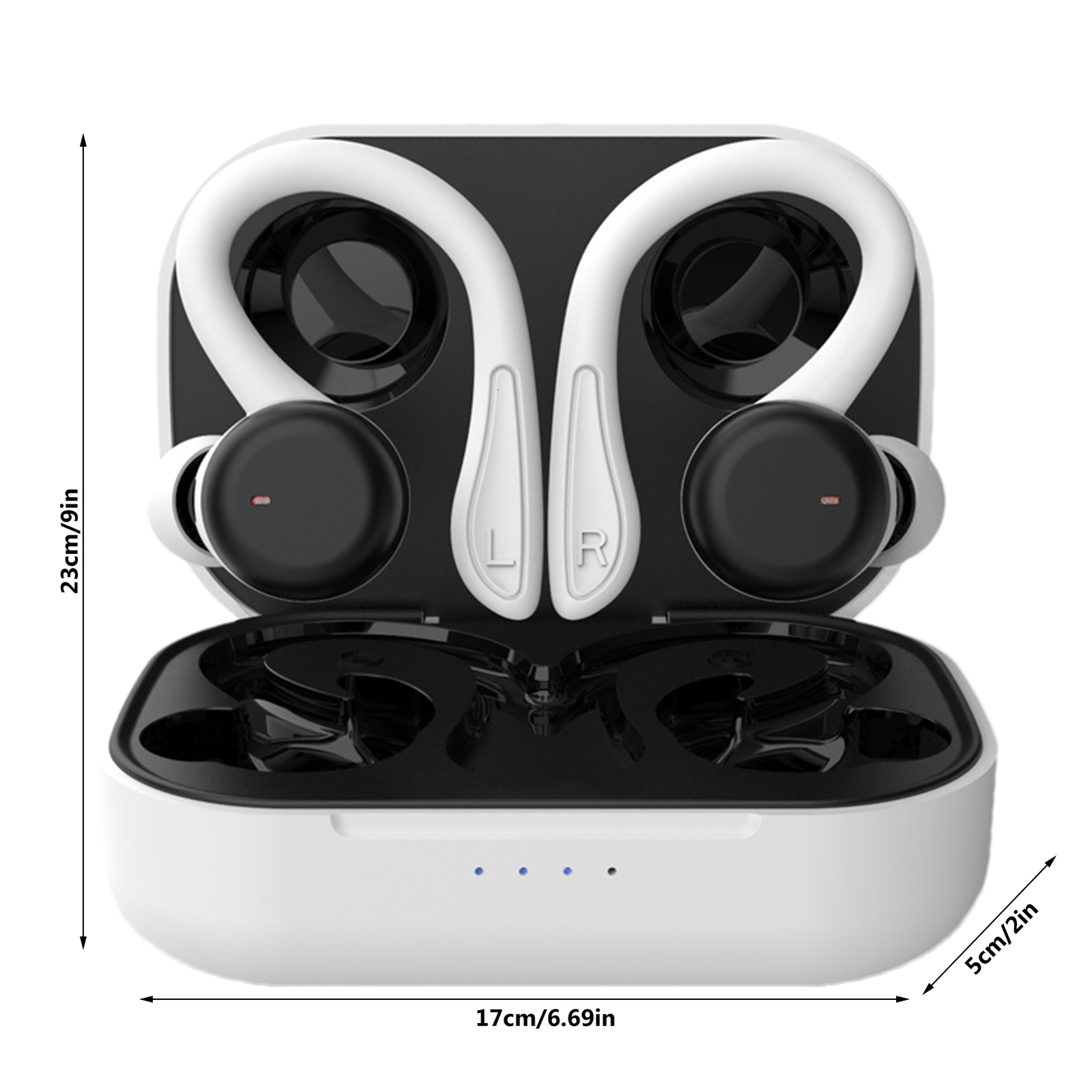 Cell Phone Earphones In Ear Wireless Earbuds Over Ear Buds With Earhooks Earbud Sports Headset IPX6 Waterproof Smart Touch Control Noise 221114