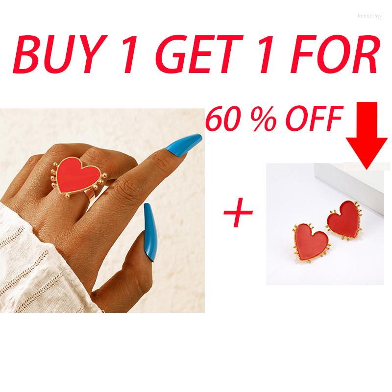 Wedding Rings Trendy Red Dropping Oil Heart Joint For Women Bohemian Adjustable Geometry Female Jewelry Girlfriend Gifts
Wedding Rings Trendy Red Dropping Oil Heart Joint For Women Bohemian Adjustable Geometry Female Jewelry Girlfriend Gifts