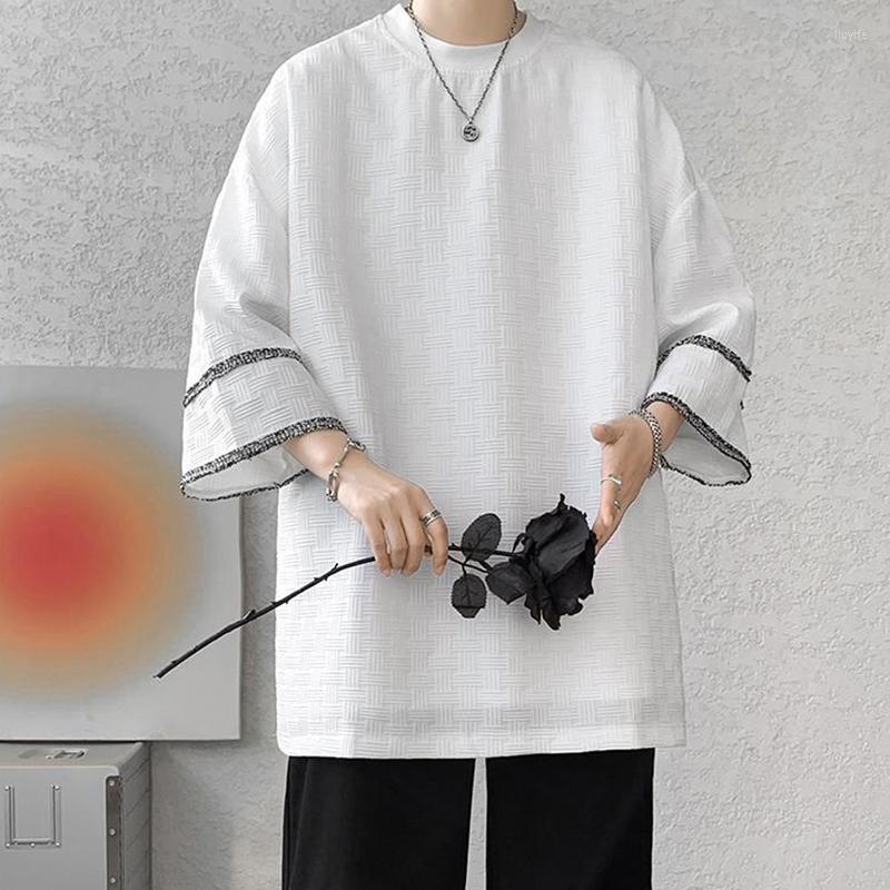 Men' T Shirts Three Dimensional Jacquard T-shirt For Men Medium Sleeve Summer Top Tees Fashion Casual Loose Tshirts Streetwear Clothing, Black
Men' T Shirts Three Dimensional Jacquard T-shirt For Men Medium Sleeve Summer Top Tees Fashion Casual Loose Tshirts Streetwear Clothing, Black