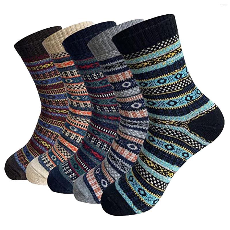 Men's Socks Fashionable 5 Pairs Women Casual Winter Warm Thick Wool Vintage Colorful Knit Soft Lightweight And Comfortable Materials, Blackish green
Men's Socks Fashionable 5 Pairs Women Casual Winter Warm Thick Wool Vintage Colorful Knit Soft Lightweight And Comfortable Materials, Blackish green