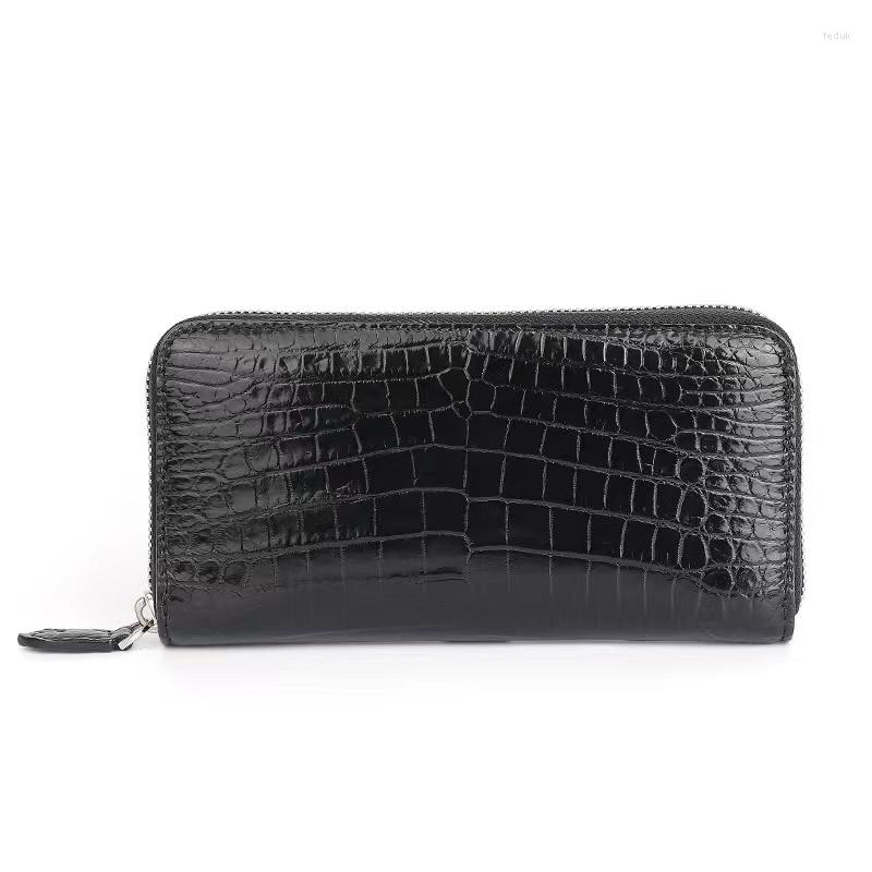 Wallets Thailand Siam Crocodile Leather Wallet Handbag Casual No Splice Belly Long Men's 2023, Black
Wallets Thailand Siam Crocodile Leather Wallet Handbag Casual No Splice Belly Long Men's 2023, Black