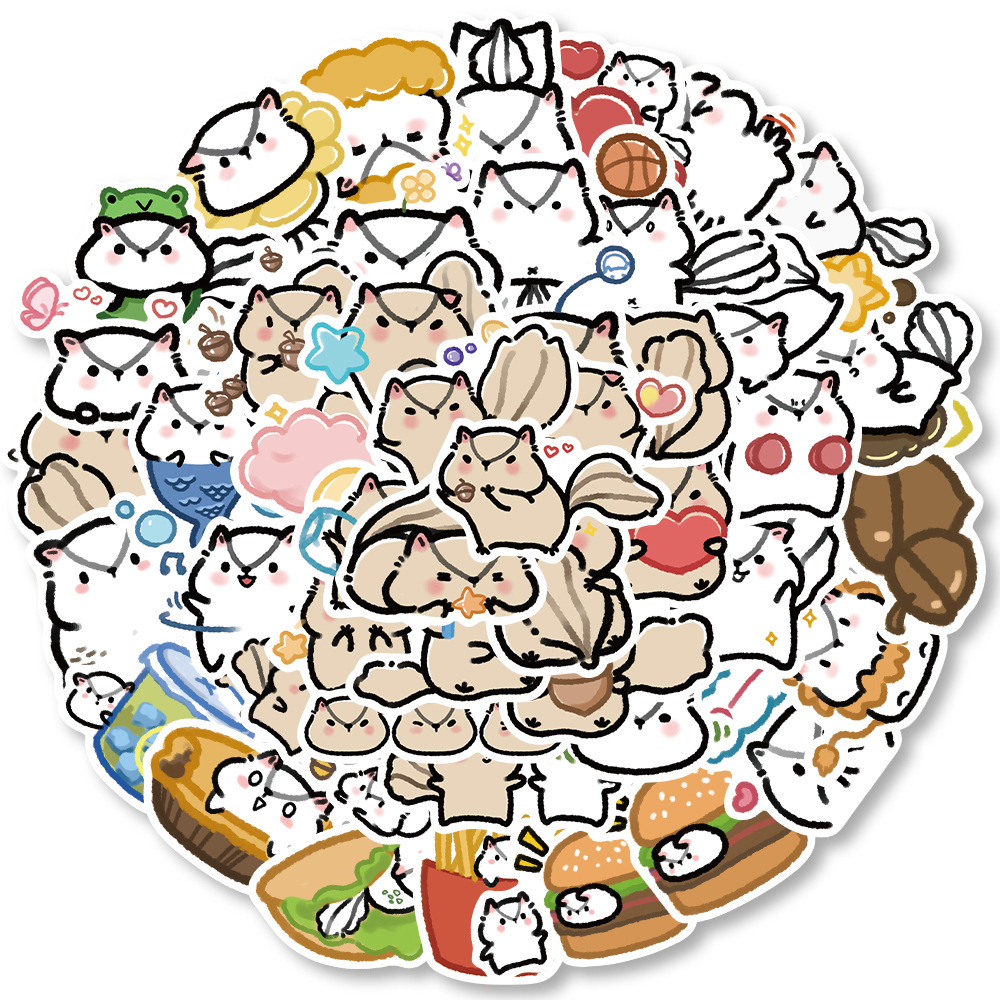 50PCS/Pack Skateboard Stickers Little Squirrel For Car Laptop Ipad Bicycle Motorcycle Helmet PS4 Phone Kids Toys DIY Decals Pvc Water Bottle Sticker, Multi colors
50PCS/Pack Skateboard Stickers Little Squirrel For Car Laptop Ipad Bicycle Motorcycle Helmet PS4 Phone Kids Toys DIY Decals Pvc Water Bottle Sticker, Multi colors