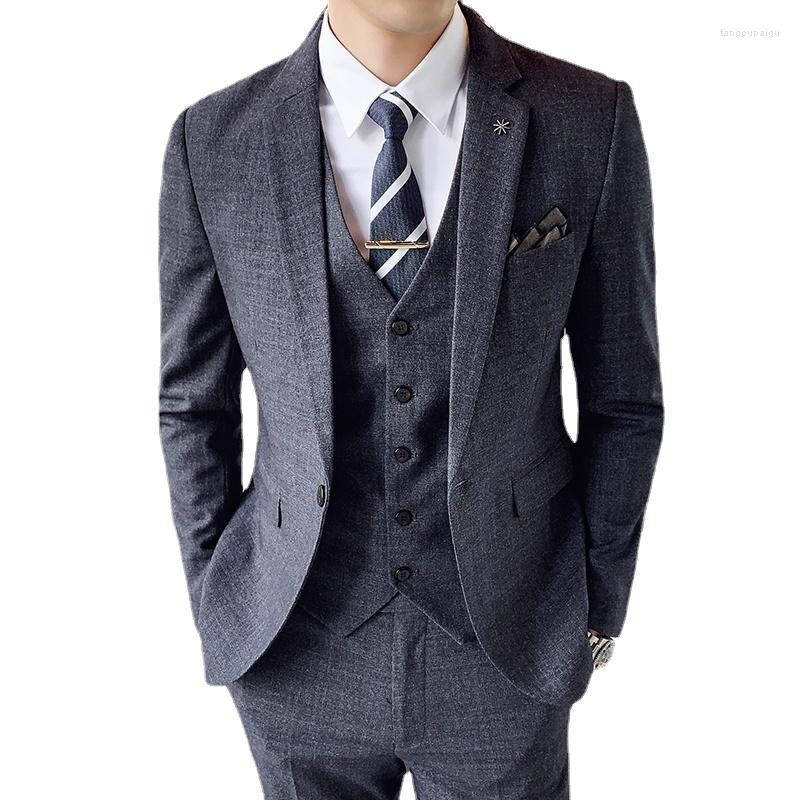 Men's Suits Jacket Vest Pants / Boutique Fashion Men's Plaid Casual Business Suit High-end Social Formal 3-piece Set Groom Wedding Dress, Black
Men's Suits Jacket Vest Pants / Boutique Fashion Men's Plaid Casual Business Suit High-end Social Formal 3-piece Set Groom Wedding Dress, Black