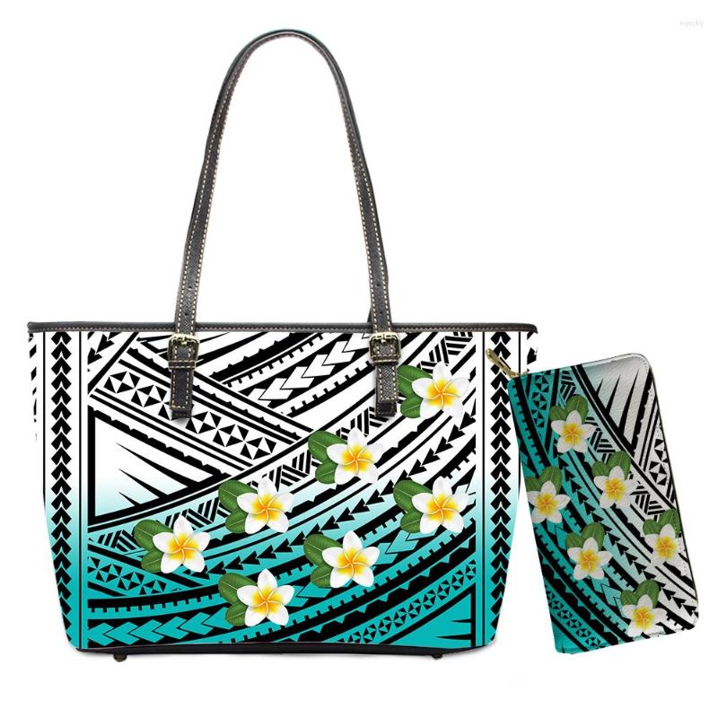 Evening Bags ELVISWORDS Custom Handbags Wallet Set Polynesian Tribes Flower Print Lady Large Shoulder Women Leather Top-Handle Bag Purse, Ftz2132dpz21
Evening Bags ELVISWORDS Custom Handbags Wallet Set Polynesian Tribes Flower Print Lady Large Shoulder Women Leather Top-Handle Bag Purse, Ftz2132dpz21