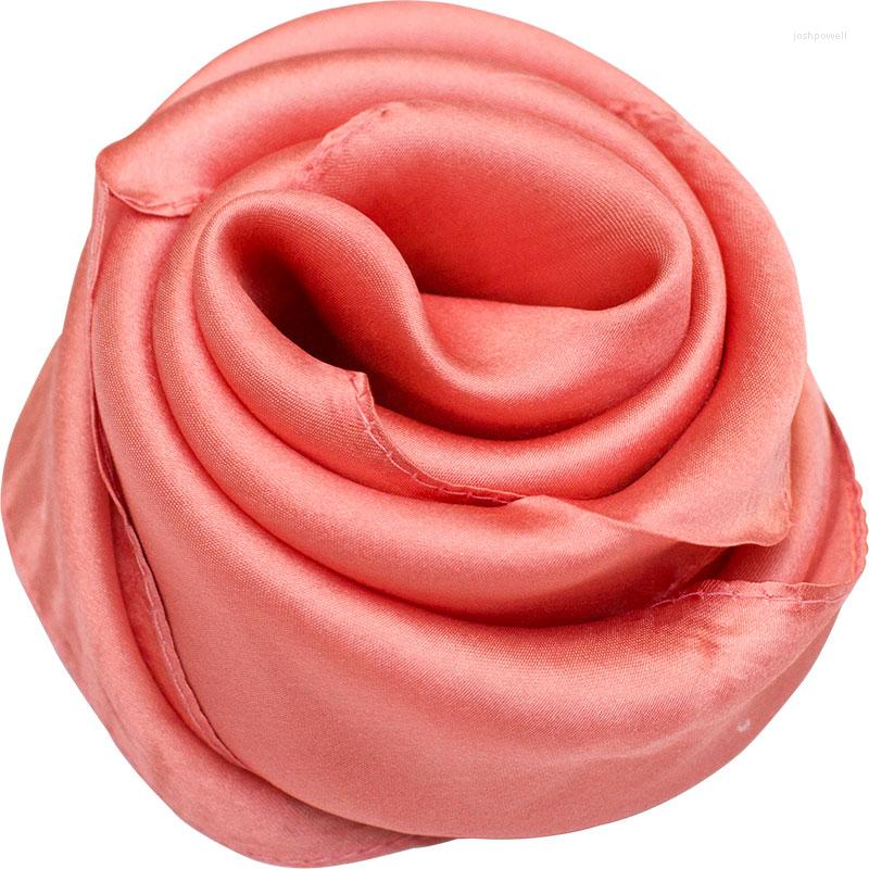 Scarves Natural Silk Scarf Women Bandana Female Hair For Head Fashion Women's Square Neck Solid Color
Scarves Natural Silk Scarf Women Bandana Female Hair For Head Fashion Women's Square Neck Solid Color