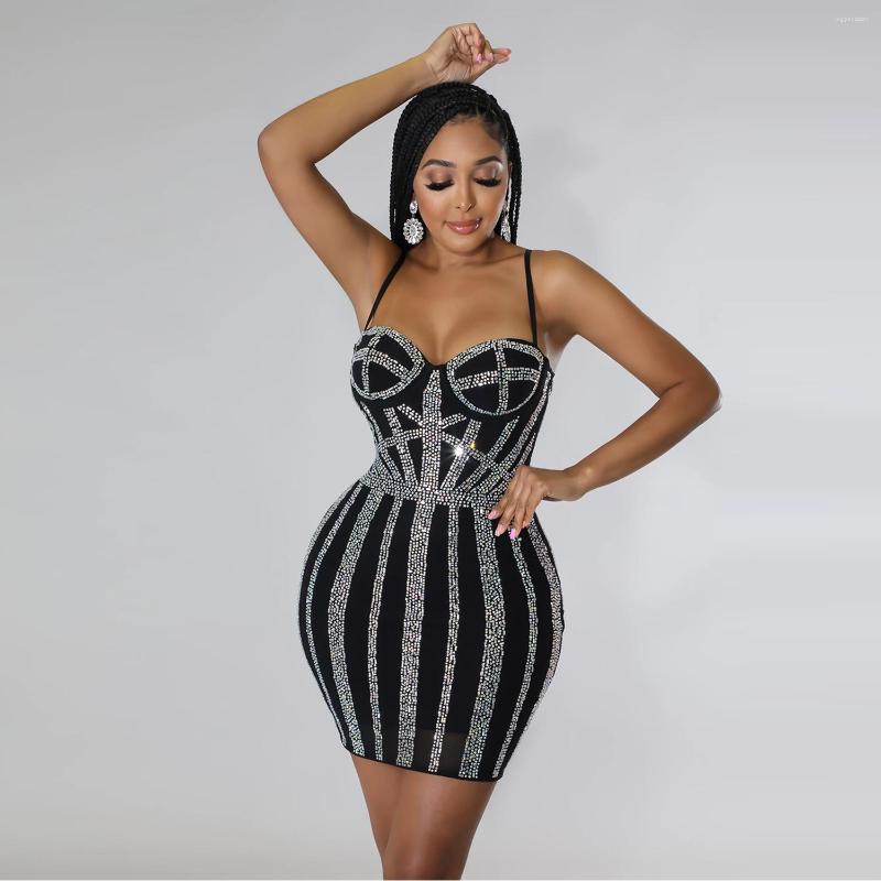 Casual Dresses Felyn 2022 High Quality Design Dress Solid Diamond Spaghetti Strap Sexy Night Club Bodycon Mini Vestidos, Black
Casual Dresses Felyn 2022 High Quality Design Dress Solid Diamond Spaghetti Strap Sexy Night Club Bodycon Mini Vestidos, Black