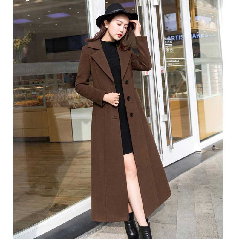 Women's Wool Blends Women Single Breasted Mid-length Woolen Coat Sashes Korean Loose Thicken Warm Jacket Outerwear Oversized Female 221114
Women's Wool Blends Women Single Breasted Mid-length Woolen Coat Sashes Korean Loose Thicken Warm Jacket Outerwear Oversized Female 221114