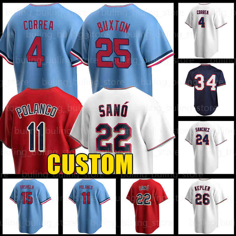 4 Carlos Correa Baseball Jersey Twins Miguel Sano Byron Buxton Jorge Polanco Minnesota Jose Miranda Gio Urshela Max Kepler Kirby Puckett Gary Sanchez Sonny Gray Mens, Men cool base(sc)
4 Carlos Correa Baseball Jersey Twins Miguel Sano Byron Buxton Jorge Polanco Minnesota Jose Miranda Gio Urshela Max Kepler Kirby Puckett Gary Sanchez Sonny Gray Mens, Men cool base(sc)