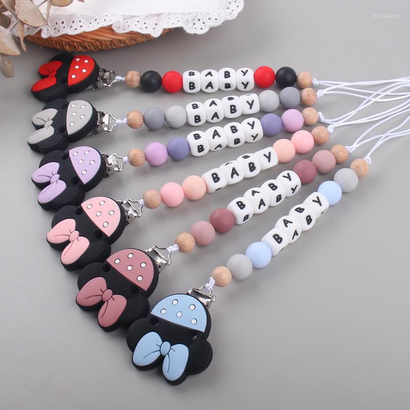 Pacifiers Custom Personalized Name Pacifier Chain English Letters Silicone Clips Mouse Teether Holder Soother Baby Teething Toy Chew Gift
Pacifiers Custom Personalized Name Pacifier Chain English Letters Silicone Clips Mouse Teether Holder Soother Baby Teething Toy Chew Gift