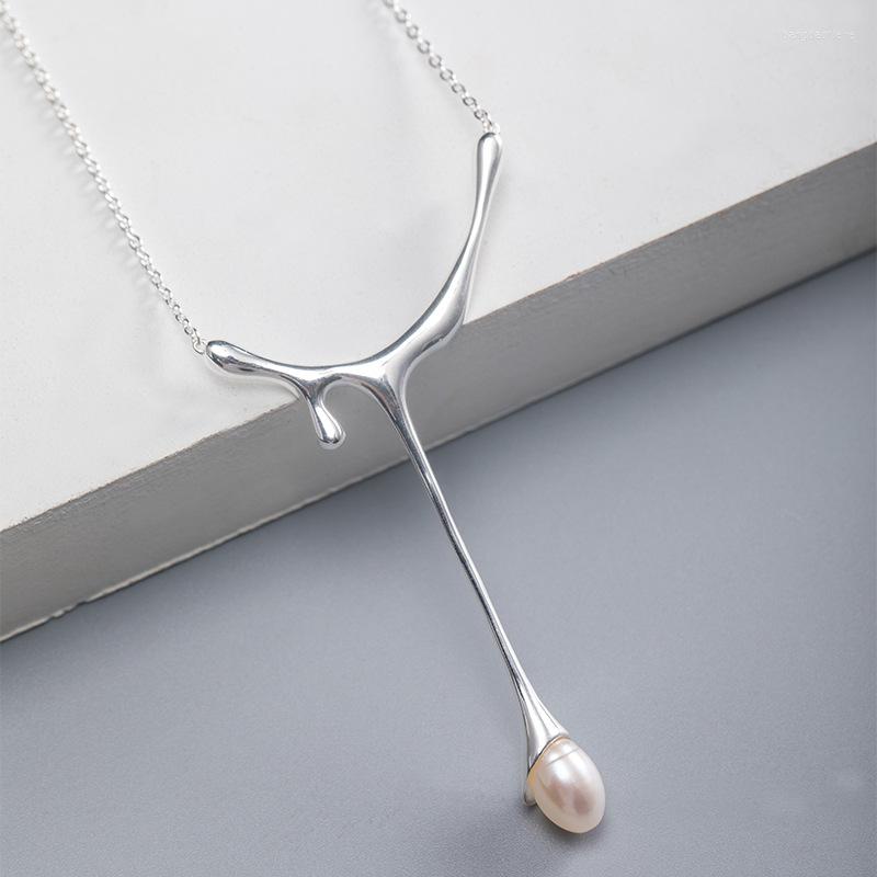 Chains Natural Pearl Honey Necklace Pendant 925 Sterling Silver Accessories For Women Water Drop Original Design Jewelry
Chains Natural Pearl Honey Necklace Pendant 925 Sterling Silver Accessories For Women Water Drop Original Design Jewelry
