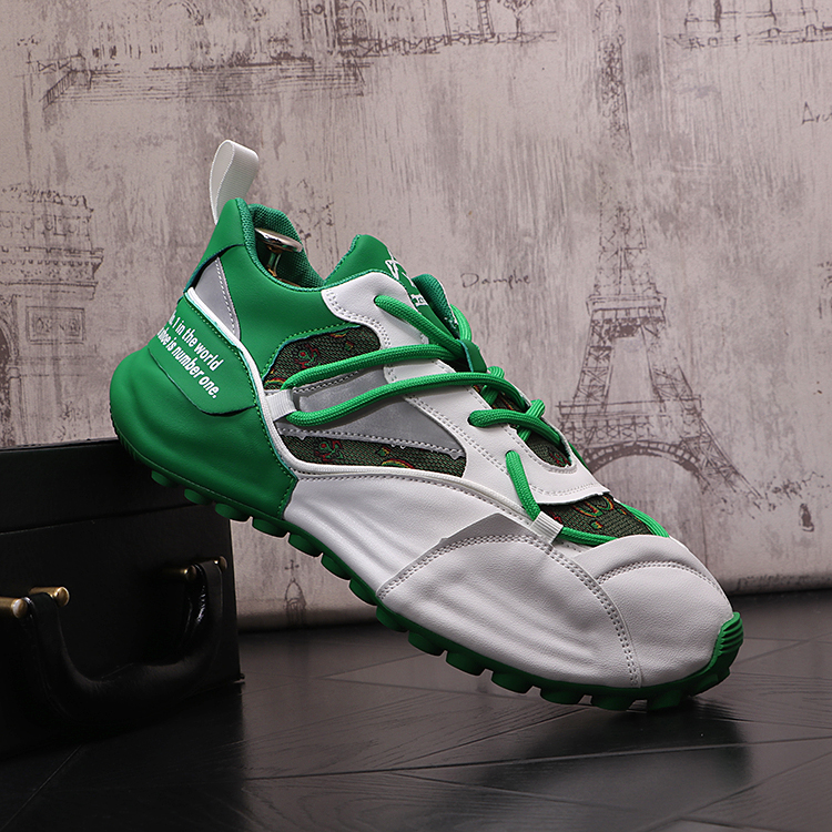 Luxury Designer Party Dress Wedding Shoes Fashion White Platform Casual Masculino Sneaker Round Toe Thick Bottom Business Leisure Driving Walking Loafers C63, White green
Luxury Designer Party Dress Wedding Shoes Fashion White Platform Casual Masculino Sneaker Round Toe Thick Bottom Business Leisure Driving Walking Loafers C63, White green