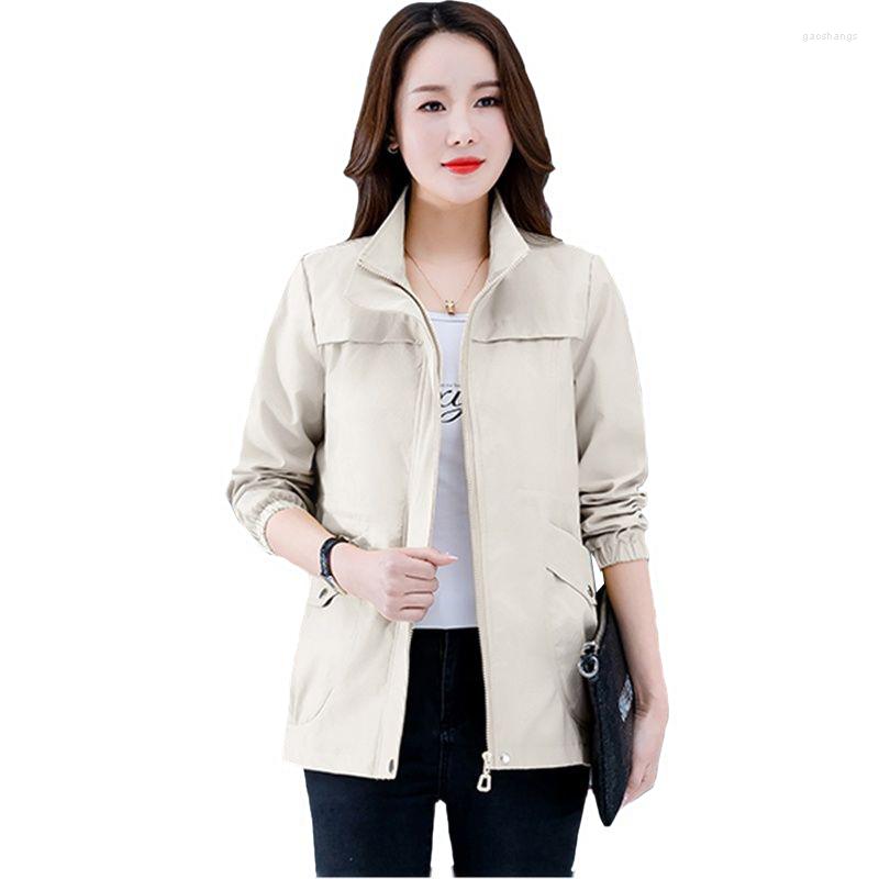 Women's Trench Coats 2022 Women's Chic Windbreaker Coat Spring Autumn Slim Overcoat Zipper Jacket With Lining Ladies Short Size 4XL, Beige
Women's Trench Coats 2022 Women's Chic Windbreaker Coat Spring Autumn Slim Overcoat Zipper Jacket With Lining Ladies Short Size 4XL, Beige