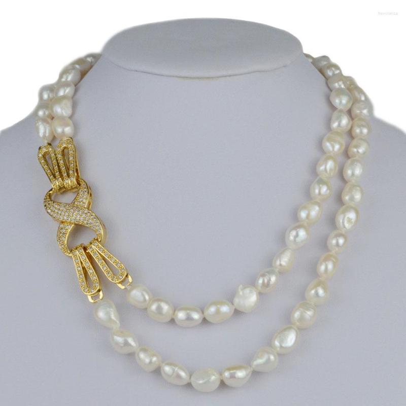 Choker 9-10Mm Natural Freshwater Pearl Statement Necklace Layered Crystal Zircon Bib Women Bridal Handmade Wedding Gifts Jewelry
Choker 9-10Mm Natural Freshwater Pearl Statement Necklace Layered Crystal Zircon Bib Women Bridal Handmade Wedding Gifts Jewelry