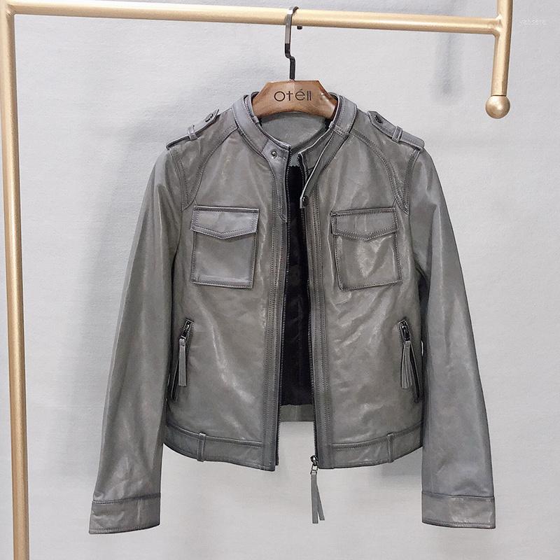 Women's Leather Sheepskin Spring Autumn Natural Coat Female Streetwear Real Women's Jacket Genuine Women 1984, Black
Women's Leather Sheepskin Spring Autumn Natural Coat Female Streetwear Real Women's Jacket Genuine Women 1984, Black