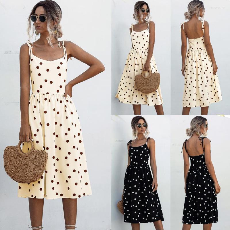 Casual Dresses Summer Women' 2022 Elegant Ruffle Hem Polka Dot Chiffon Dress Frill Sweetheart Tie Sexy Slip Vestidos Mujer, Beige
Casual Dresses Summer Women' 2022 Elegant Ruffle Hem Polka Dot Chiffon Dress Frill Sweetheart Tie Sexy Slip Vestidos Mujer, Beige