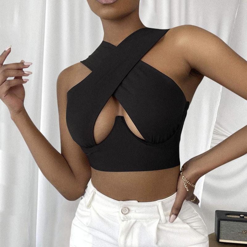 Women' Tanks Sexy Adogirl Cross Crop Tops Crops Ladies Hollow Out Wrapped Vest Top Summer Women Solid Slim Backless Female, Green
Women' Tanks Sexy Adogirl Cross Crop Tops Crops Ladies Hollow Out Wrapped Vest Top Summer Women Solid Slim Backless Female, Green