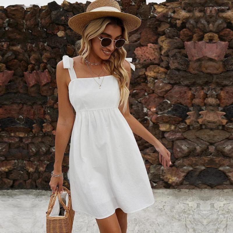 Casual Dresses 2022 Spring Summer Women Clothing White Dress Fashion Temperament Commuter Suspenders Solid Color Knit Short
Casual Dresses 2022 Spring Summer Women Clothing White Dress Fashion Temperament Commuter Suspenders Solid Color Knit Short