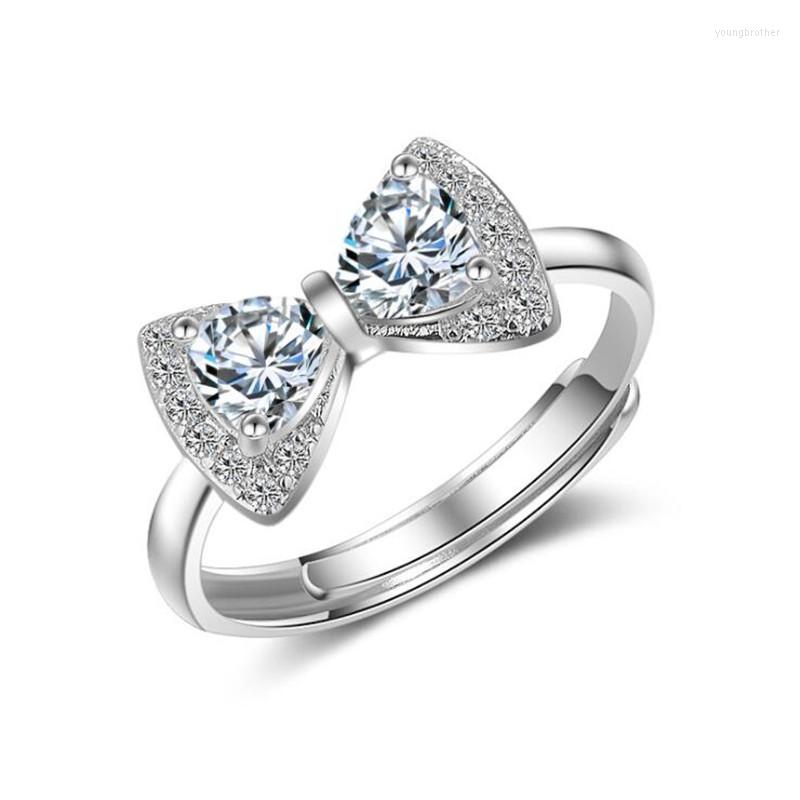Cluster Rings For Women 925 Sterling Silver Bow-knot Cubic Zirconia Fine Jewelry Lovely Bridal Wedding Accessories Drop 3181
Cluster Rings For Women 925 Sterling Silver Bow-knot Cubic Zirconia Fine Jewelry Lovely Bridal Wedding Accessories Drop 3181