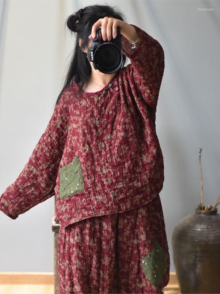 Women's Blouses Women Spring Cotton Linen Retro Blouse Ladies Print Loose Patchwork Tops Female Shirt, Green
Women's Blouses Women Spring Cotton Linen Retro Blouse Ladies Print Loose Patchwork Tops Female Shirt, Green