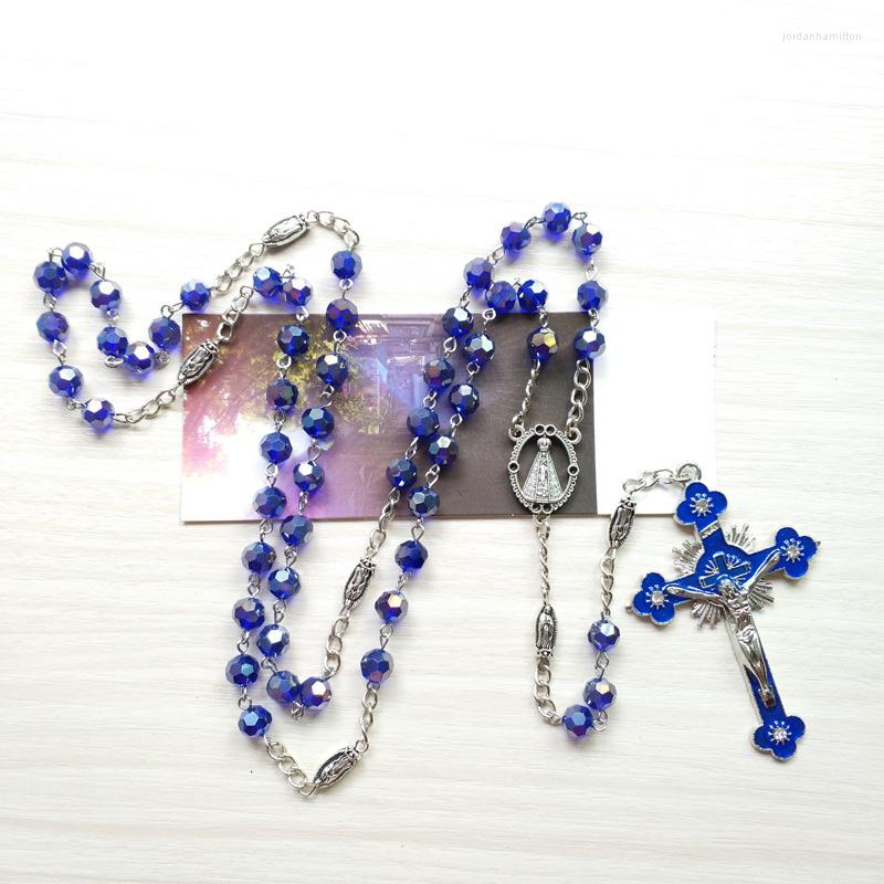 Pendant Necklaces Teen Boys Girls Confirmation Communion Rosary Necklace Gifts Priest Jewelry Prayer Blue Crystal Beads Chain Crucifix Cross
Pendant Necklaces Teen Boys Girls Confirmation Communion Rosary Necklace Gifts Priest Jewelry Prayer Blue Crystal Beads Chain Crucifix Cross