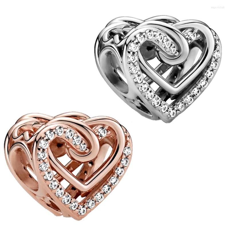 Beads Genuine 2022 925 Sterling Silver Entwined Hearts Charms Fit Original Bracelet Women DIY Jewelry
Beads Genuine 2022 925 Sterling Silver Entwined Hearts Charms Fit Original Bracelet Women DIY Jewelry