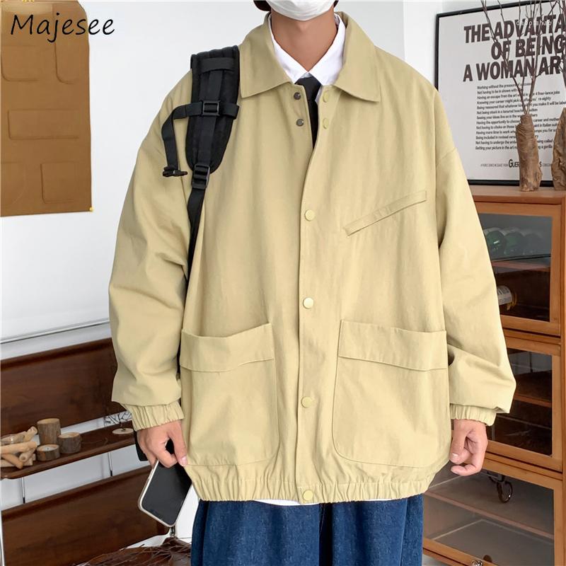 Men's Jackets Men Retro Handsome Japanese Cargo Clothing Simply All-match Casual Streetwear Design Cool Kpop Harajuku Autumn Baggy, Khaki
Men's Jackets Men Retro Handsome Japanese Cargo Clothing Simply All-match Casual Streetwear Design Cool Kpop Harajuku Autumn Baggy, Khaki